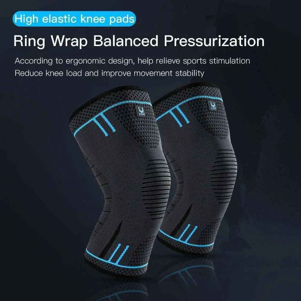 Elastic Breathable Compression Knee Sleeve – Sports Support for Basketball, Running & Cycling